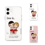 Load image into Gallery viewer, LOVE IS... NOT THE WRAPPING, BUT WHAT&#39;S INSIDE PHONE CASE
